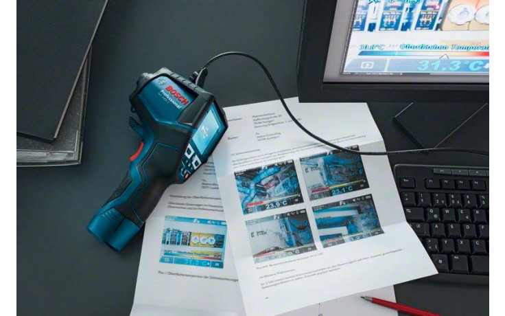 Thermodetektor GIS 1000 C, mit Akku-Adapter