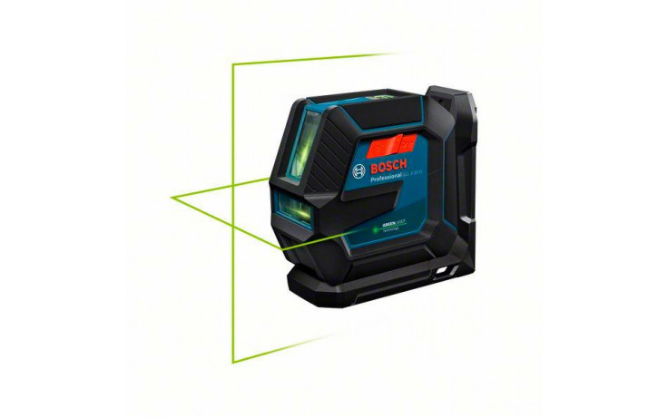 Linienlaser GLL 3-50, mit Laser-Empfänger LR2, Universalhalterung BM1, L-BOXX