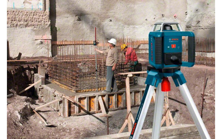 Rotationslaser GRL 400 H, mit Laserempfänger LR 1 und Transportkoffer