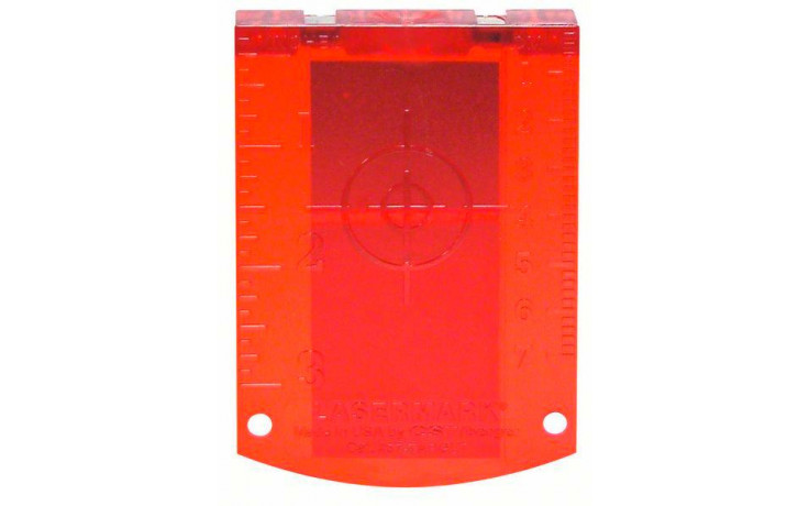 Laserzieltafel rot