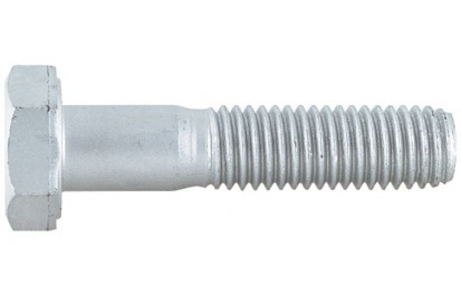 Sechskantschraube ISO 4014 - 8.8 - Zinklamelle silber+Topcoat - M6 X 50