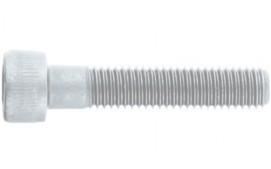 Zylinderschraube ISO 4762 - 8.8 - Zinklamelle silber - M4 X 10