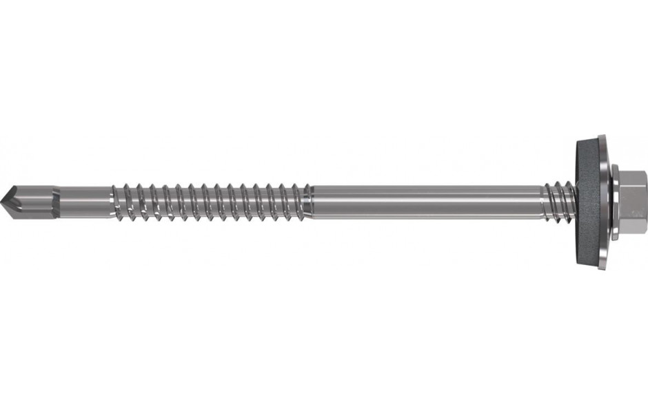 Sandwich Bohrschraube - Ø19 EPDM-Dichtscheibe - Bimetall/Ruspert® - 5,5 X 210 - SW8