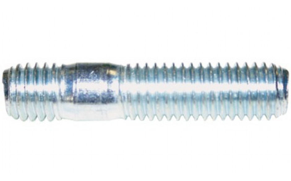 Stiftschraube DIN 939 - 8.8 - verzinkt blau - M8 X 35