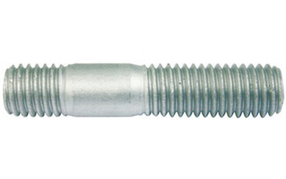 Stiftschraube DIN 939 - 5.8 - Zinklamelle silber - M10 X 65