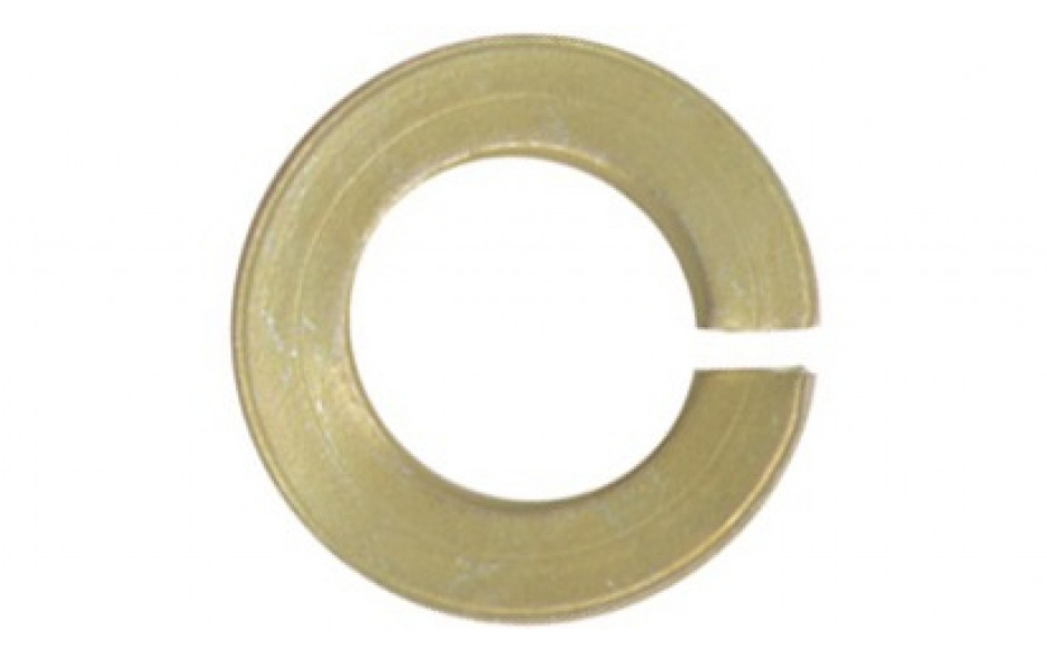 Federring DIN 128B - Federstahl - mechanisch verzinkt gelb - M10=10,2mm