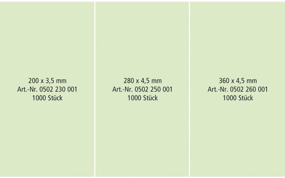 Package - Kabelbinder - natur - 3000-teilig