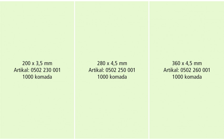 Package - Kabelbinder - natur - 3000-teilig