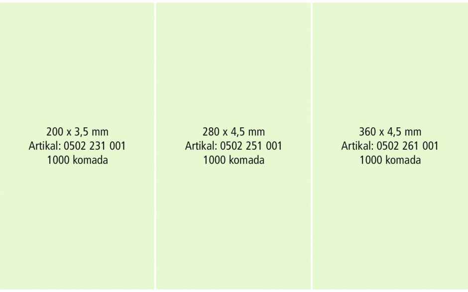 Package - Kabelbinder - natur - 3000-teilig