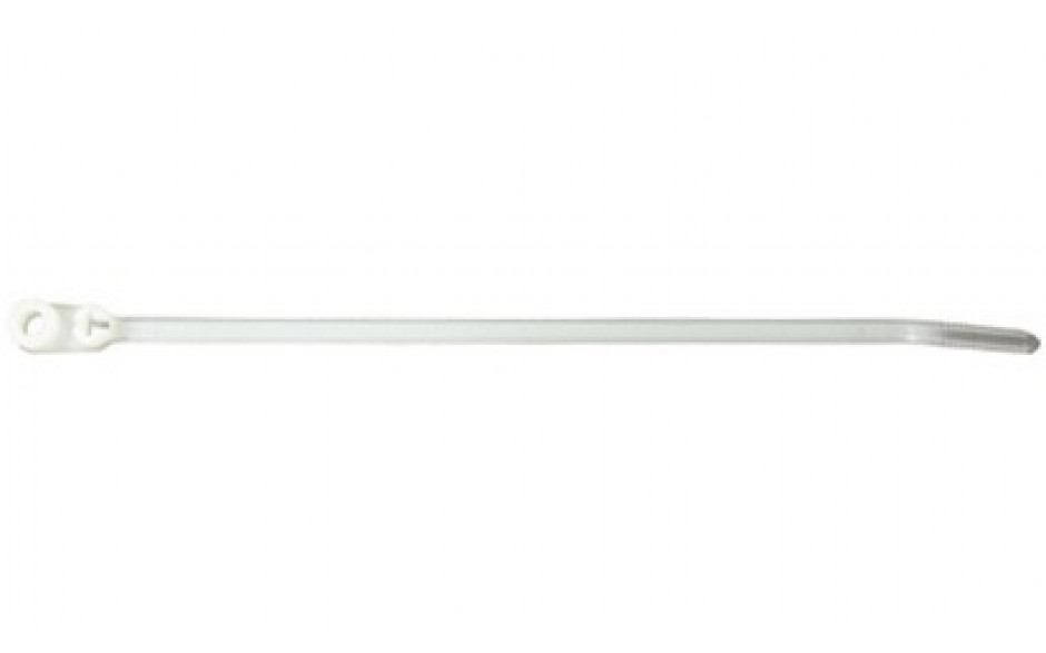 Kabelbinder - natur - mit Befestigungsöse - 198 X 4,8 mm (L x B)