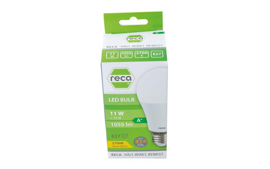 RECA LED BULB 11W E27 WARMWEIß 1055LM