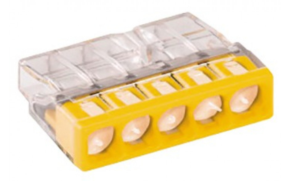Klemme schraublos 5-polig Kabelquerschnitt 1,0-2,5 mm²
