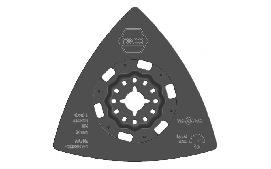 Starlock Schleifplatte HM 90mm