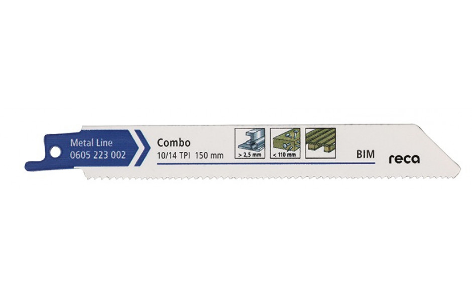 RECA Säbelsägeblatt Combo Met 10/14 Zoll 150 mm