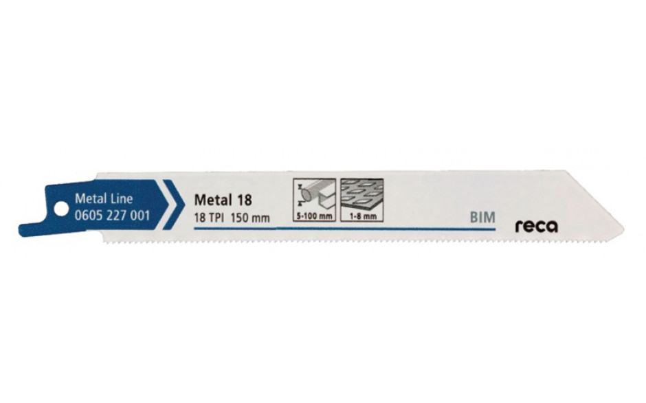 RECA Säbelsägeblatt Metal 18 Zoll 200 mm