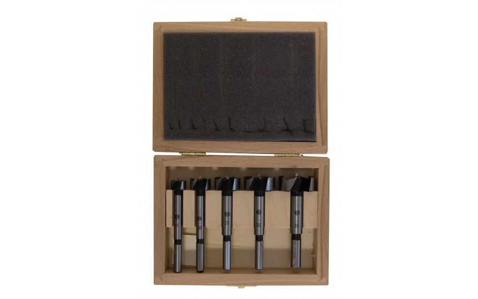 RECA Wave-Cutter Forstnerbohrer-Satz für Holz, Kunststoff, MDF, 5-teilig