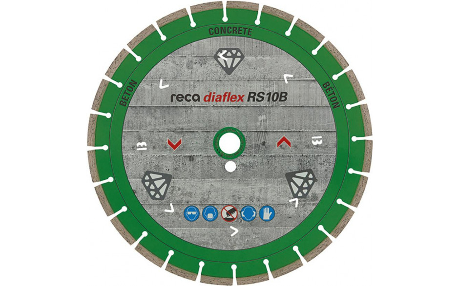 RECA diaflex Diamanttrennscheibe RS10B Beton spezial 400/25 mm