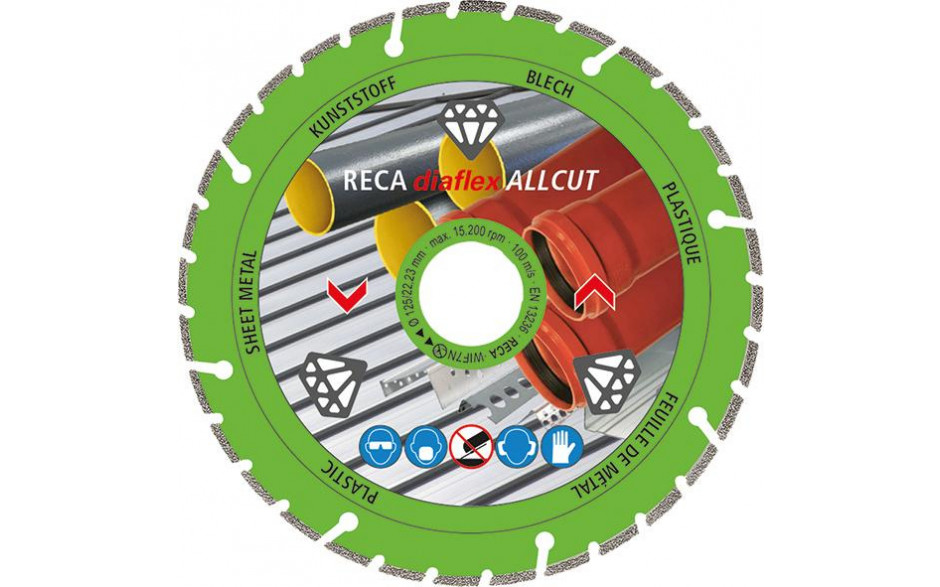 RECA diaflex ALL-CUT 125 x 22,23 x 1,6 mm