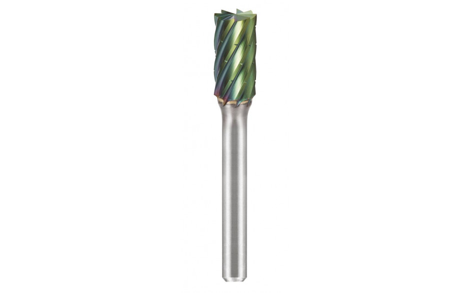 RECA ultra Hartmetall-Frässtifte Zylinderform mit Stirnverzahnung Durchmesser x Länge 12 x 25 mm mit 6 mm Schaft
