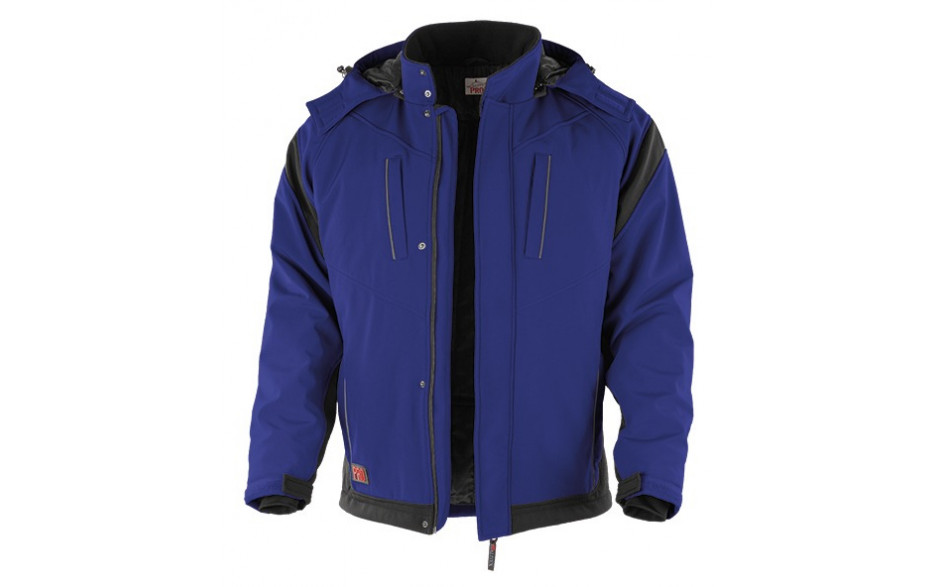 QUALITEX Winter Softshell Jacke 201040 Blau/Schwarz Gr. XXL