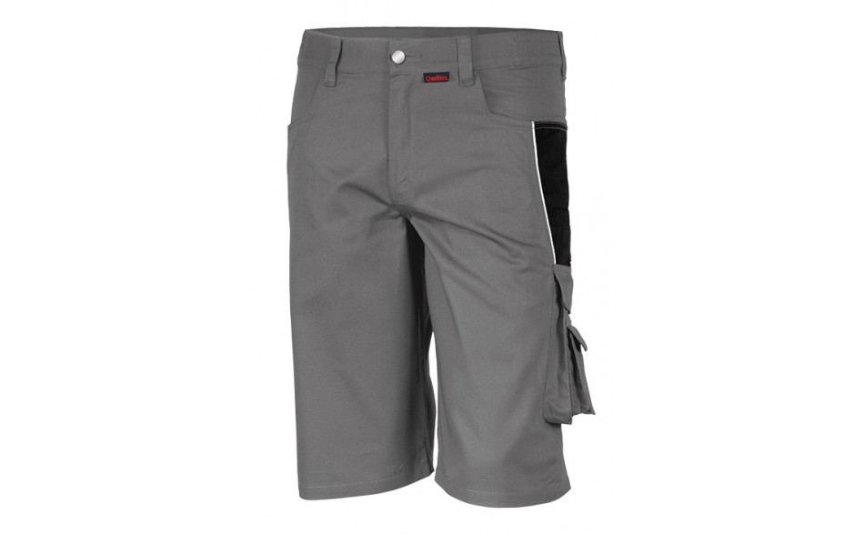 QUALITEX short pro MG245, Grau/Schwarz, Gr. 46