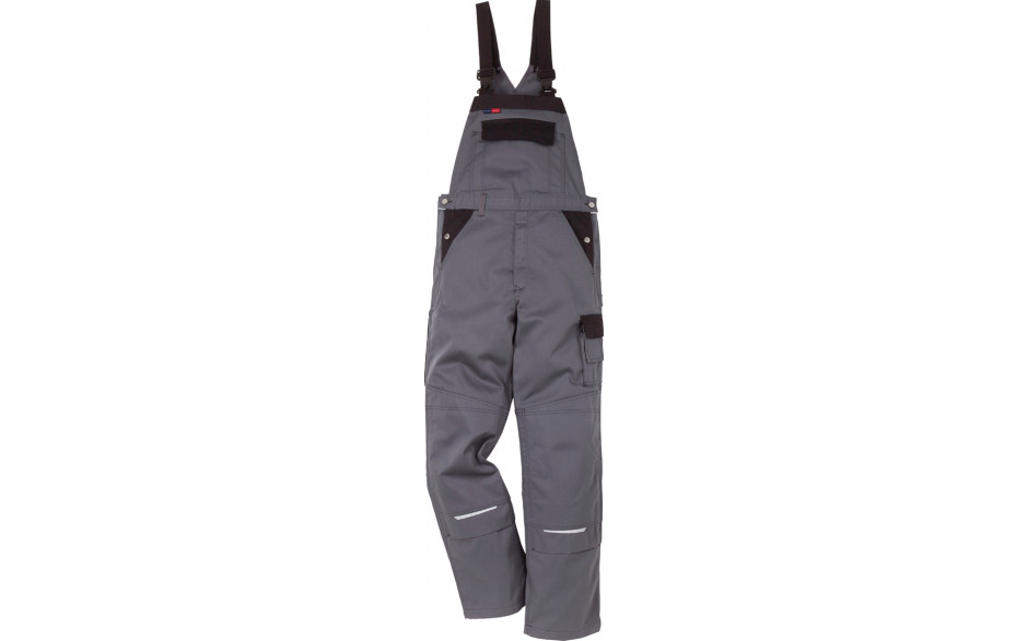 FRISTADS Latzhose Grau/Schwarz Gr. 56