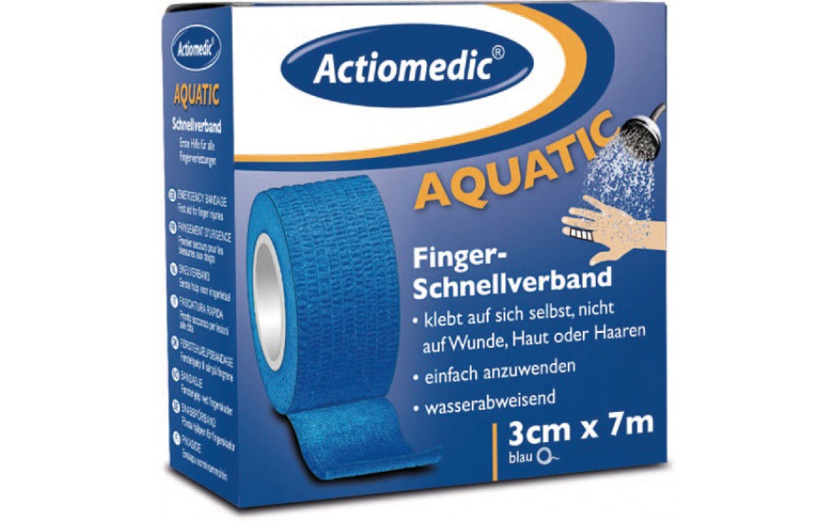 Fingerschnellverband Blau 3 cm x 7 m