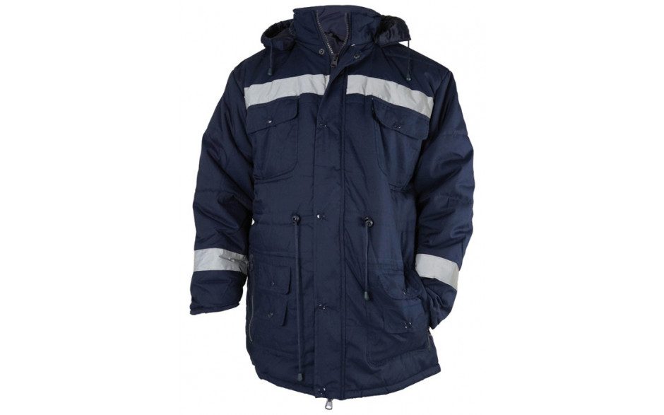 Winterparka Sherpa Dunkelblau Gr. S