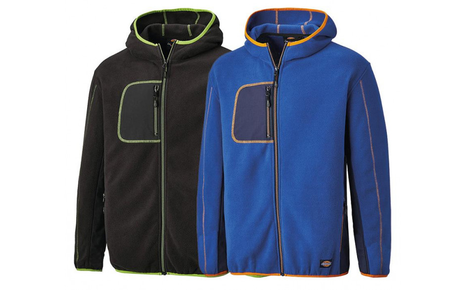 Fleeceweste DICKIES Schwarz/Grün, Gr.S