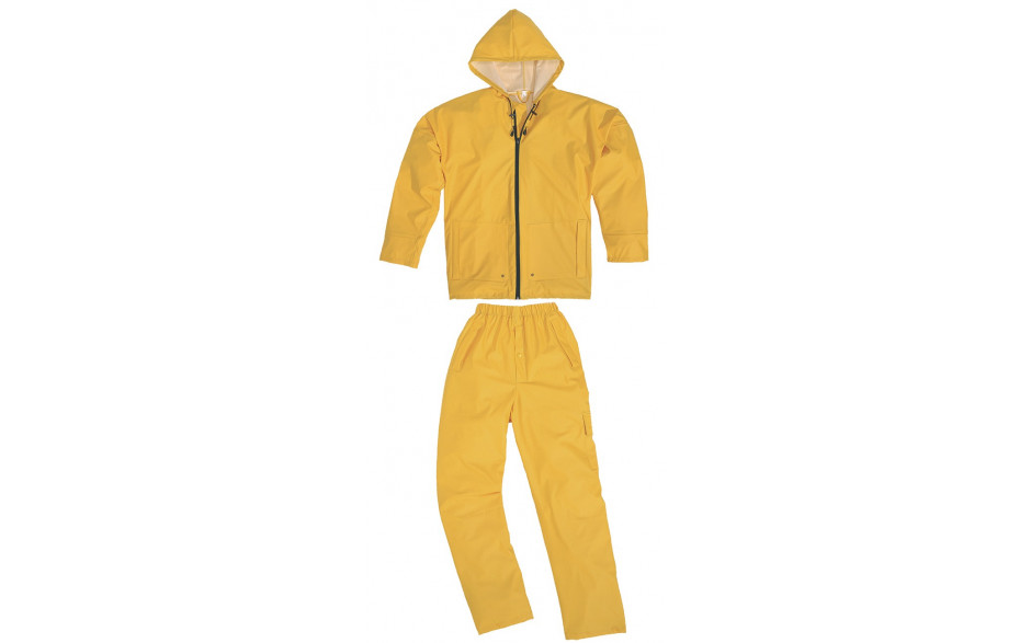 Regenanzug (Jacke + Hose) Gelb Gr. M