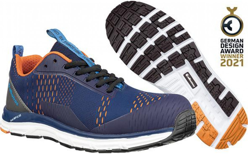 ALBATROS Schuh AER55 Impulse Blue Orange S1P Gr. 39