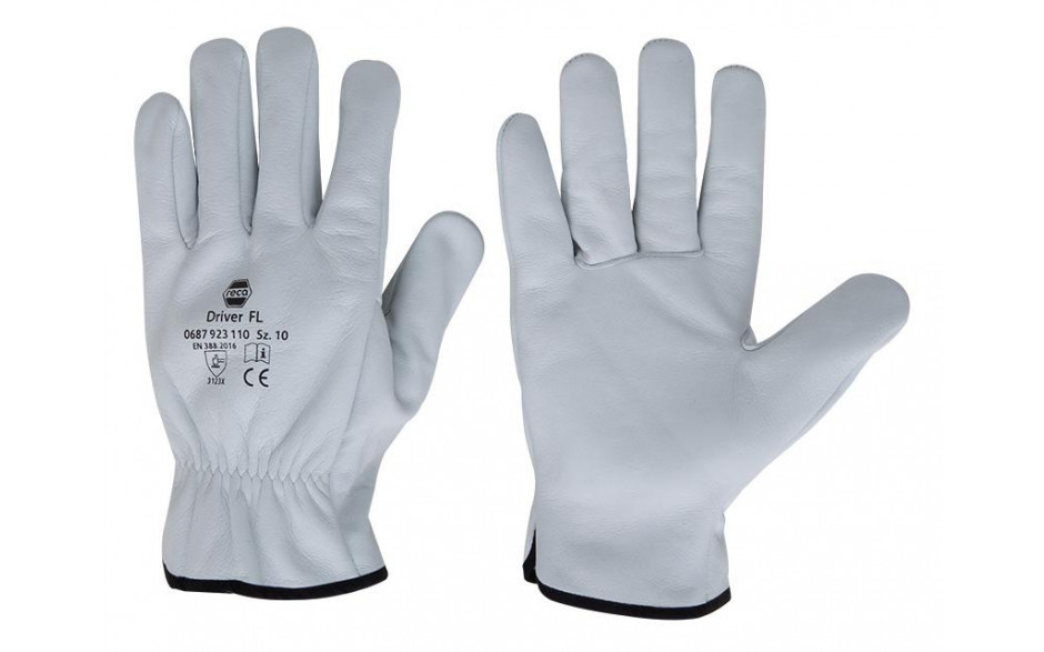 Handschuh RECA Driver Vollleder Gr. 8