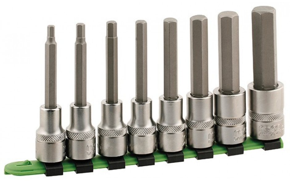 RECA Steckschlüssel-Satz ISK 8-teilig 100 mm