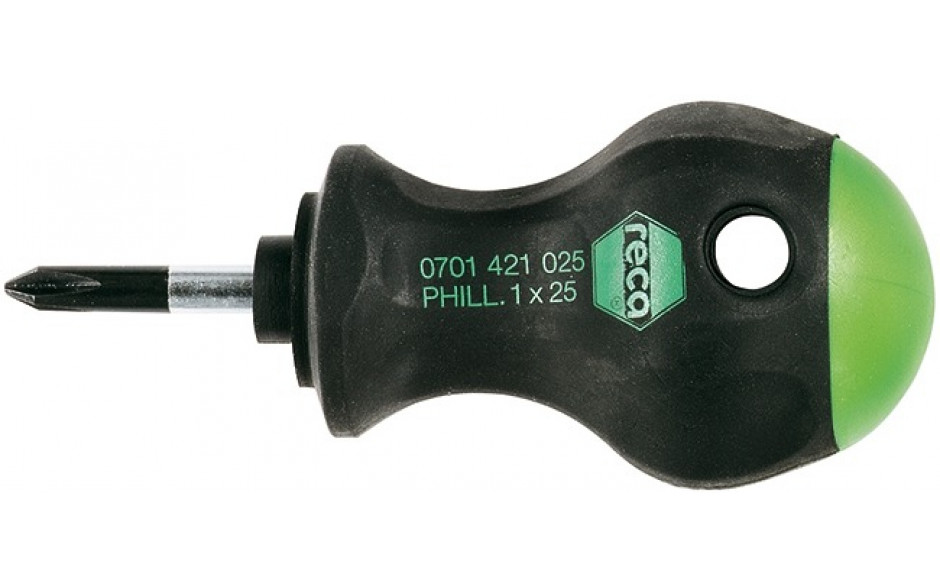 RECA 2-Komponenten Faustschraubendreher Standard Philips 1 x 25 x 82 mm