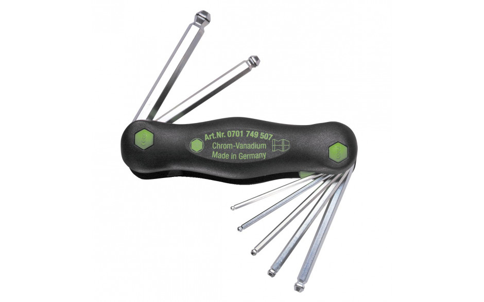 RECA Compact-Kugelkopf-Inbusstiftschlüssel-Satz 2-8 mm