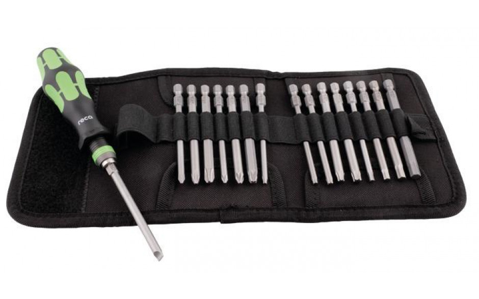 RECA Bit Boy Big 21 TX PH PZ SL Werkzeugsatz in Rolltasche 17-teilig