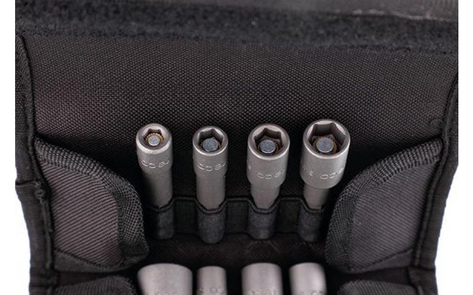 RECA Bit Nuss Werkzeugsatz in praktischer Textil-Gürteltasche 8-teilig