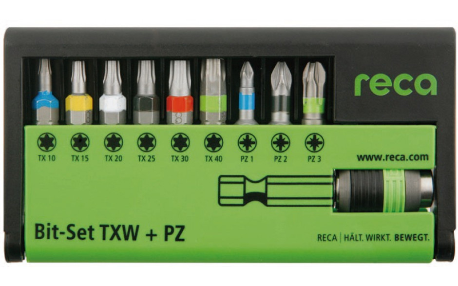 RECA Bit Satz TXW PZ 10-teilig