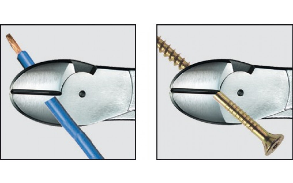 RECA Kraftseitenschneider mit 2-Komponenten-Griff isoliert 200 mm