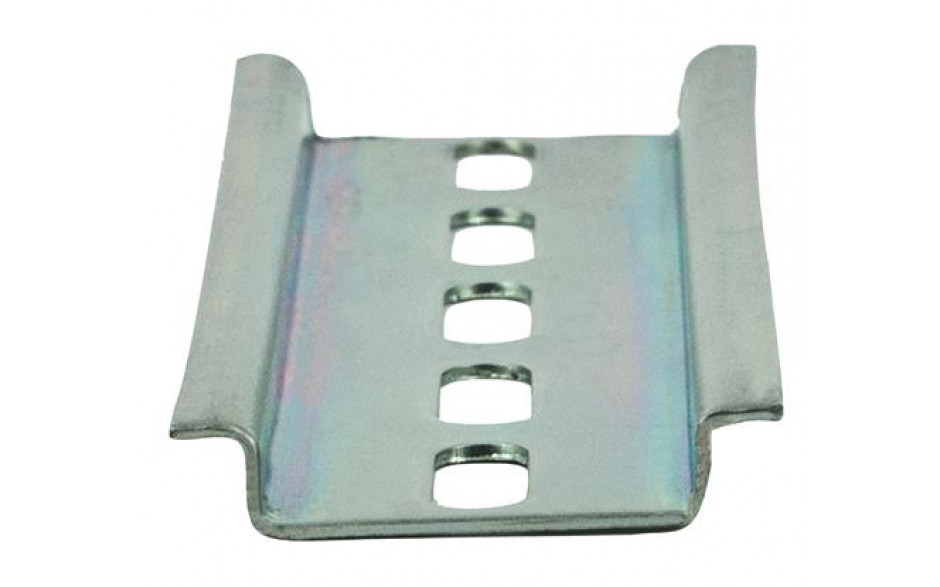 Hutschiene verzinkter Stahl gelocht 15 x 35 mm