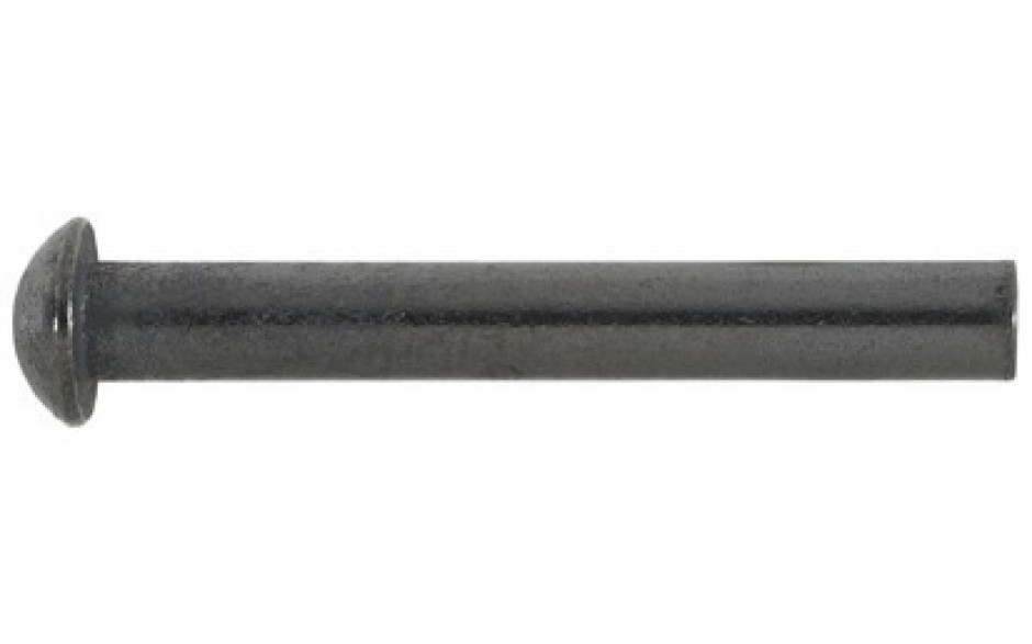 Halbrundniete DIN 660 - Stahl - blank - 5 X 45