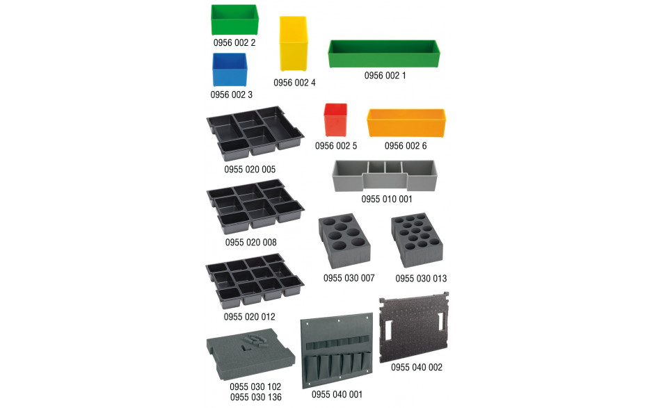 RECA Leerbox A3, rot, B x H x T: 52 x 52 x 63 mm