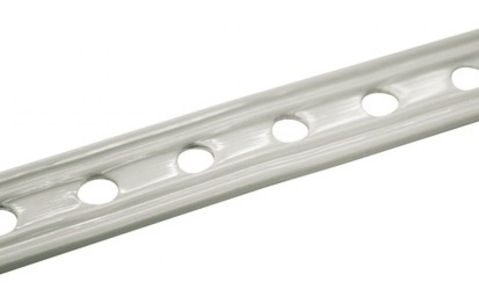 Montagelochband - Stahl - kunststoffummantelt - 14 mm - Rolle 10m