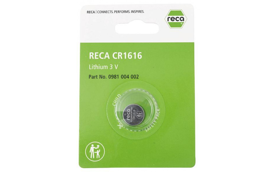 RECA Knopfzelle 3V CR 1616 ( DL1616/ BR1616)