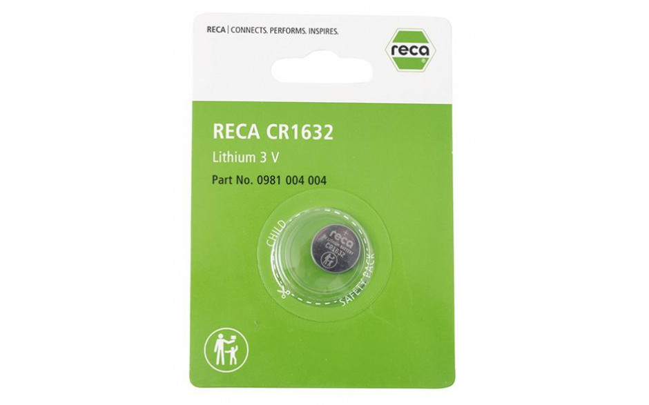 RECA Knopfzelle 3V CR 1632 (BR1632)