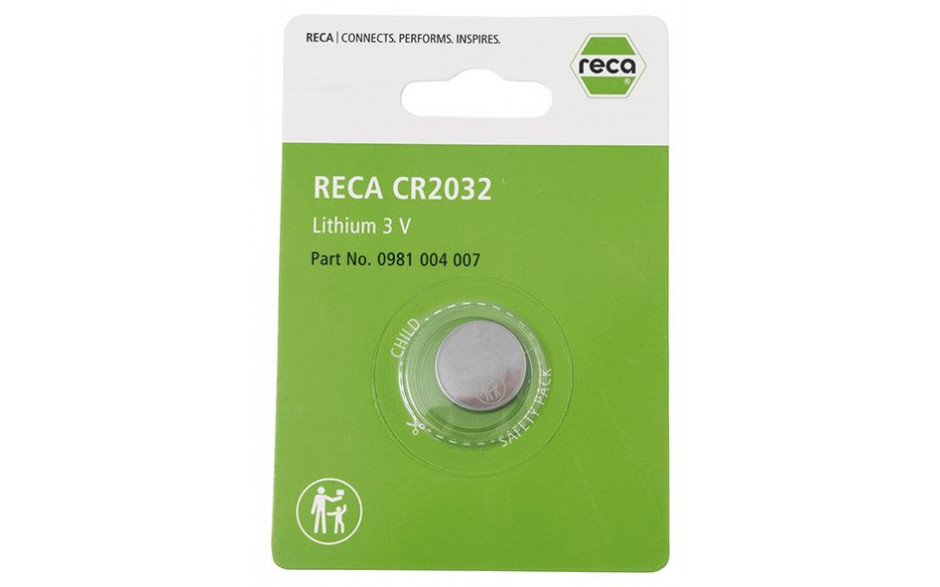 RECA Knopfzelle 3V CR 2032 ( DL2032/BR2032)