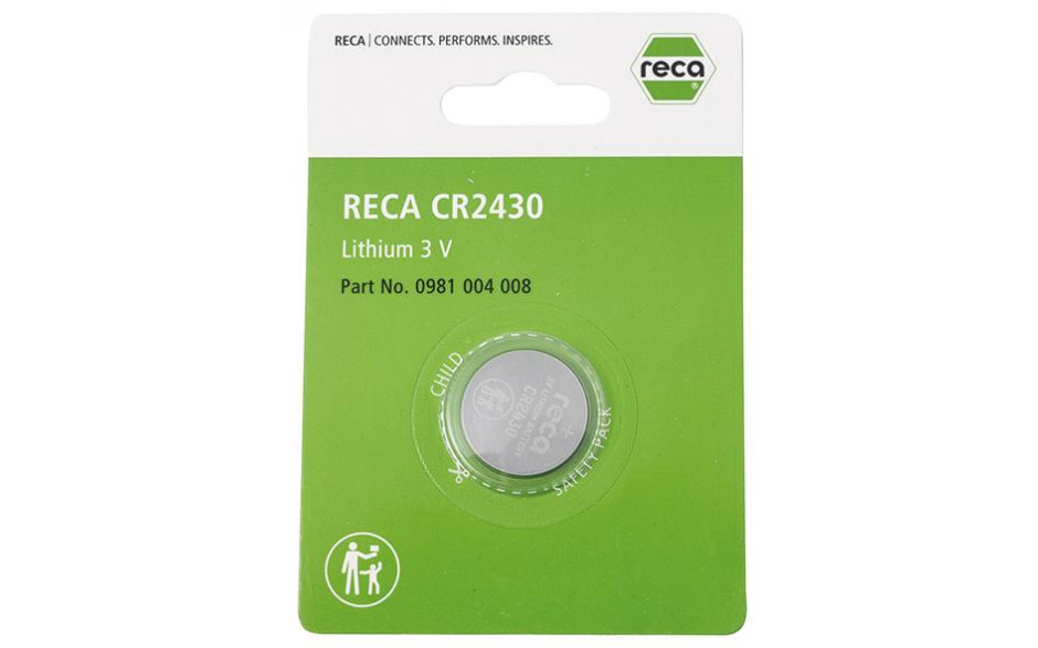 RECA Knopfzelle 3V CR 2430 ( DL2430/BR2430)