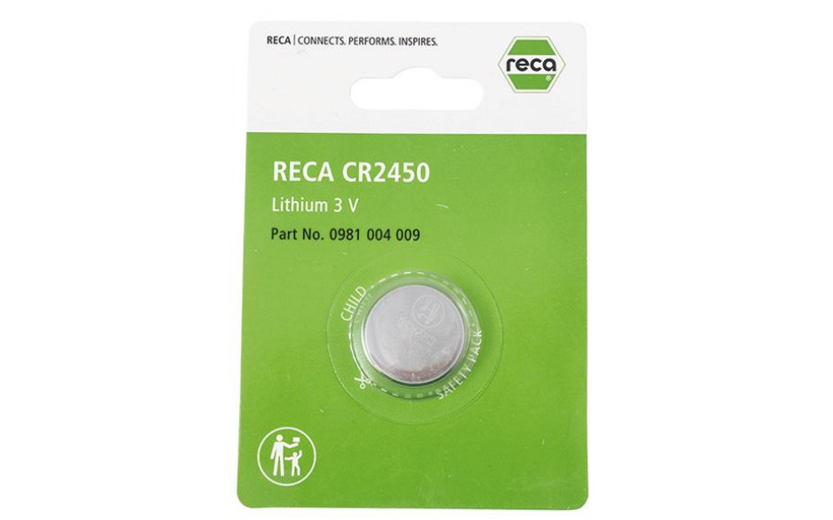 RECA Knopfzelle 3V CR 2450 ( DL2450/BR2450/CR2450N)