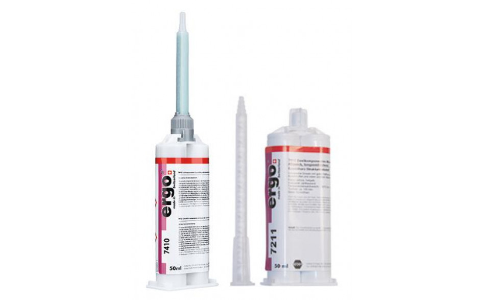 Ergo 7420 Zweikomponentiger Epoxidharzklebstoff 50 ml gelb