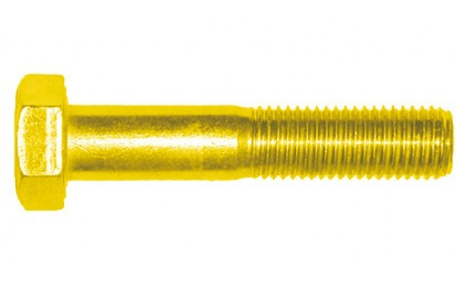 Sechskantschraube DIN 960 - 8.8 - verzinkt gelb - M16 X 1,5 X 140